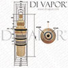 Thermostatic Cartridge for Milan Modern MIL002 (Victorian Plumbing) Shower Valve - 354FV6V