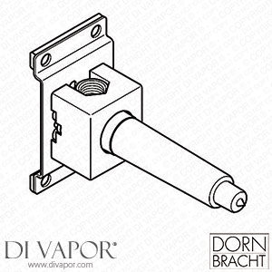Dornbracht Concealed Part for 3/4 Inch Wall Valve 3560897090 Spare Parts
