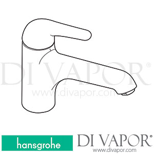 Hansgrohe 35800800 AXOR Steel Single Lever Kitchen Mixer With Fixed Spout Spare Parts 04/98 - 10/06