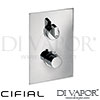 Cifial M3 Built-In Wall Thermostat 1 Outlet Spare Parts