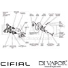 Cifial L Spout Built-In Wall Flow Regulator Temp Control 1 Outlet Dimension