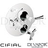Cifial L Spout Built-In Wall Flow Regulator Temp Control 1 Outlet Spare Parts