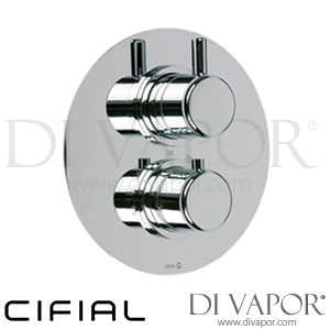 Cifial 35820SE-625 Technovation Style 35 Built-In Wall Thermostat 1 Outlet Spare Parts
