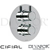 Cifial Technovation Style 35 Built-In Wall Thermostat 1 Outlet Spare Parts