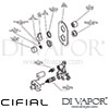 Cifial Techno 251 Built-In Wall Outlet Dimension