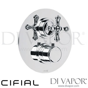 Cifial 35826ED Edwardian Built-In Wall Thermostatic 2 Outlets Spare Parts