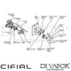 Cifial M3 Built-In Wall 2 Outlets Dimension