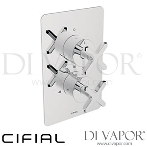 Cifial 35826TX-625 TX300 Built-In Wall Thermostat 2 Outlets Spare Parts