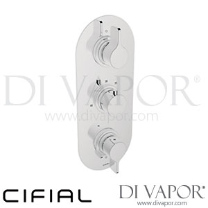 Cifial 35830T2-625 Techno 251 Built-In Wall Thermostatic 2 Outlets Spare Parts