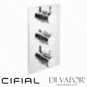 Cifial 35833TH Techno 465 Thermostatic Valve with 3 Way Control Spare Parts