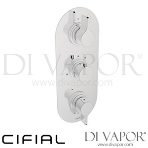 Cifial 35836T2-625 Techno 251 Built-In Wall Thermostatic Shower 3 Outlets Spare Parts