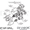 Cifial TX300 Built-In Wall 3 Outlets Dimension