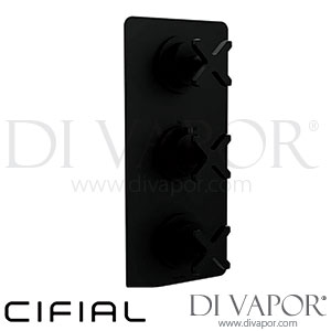 Cifial 35836TX-625 TX300 Built-In Wall Thermostatic 3 Outlets Spare Parts