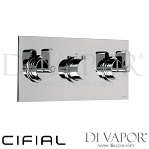 Cifial 35837M3-625 M3 Built-In Wall Thermostatic 2 Outlets Spare Parts