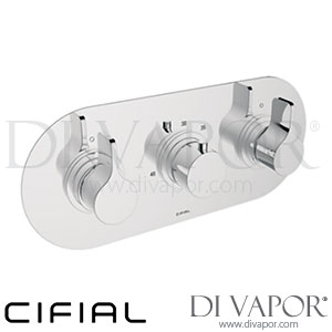 Cifial 35837T2-625 Techno 251 Built-In Wall Thermostatic Shower 2 Outlets Spare Parts