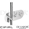 Cifial Techno 251 Built-In Wall Hand Shower Spare Parts