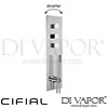 Cifial 35840SQ Quadrado 3 Control Thermostatic Shower System 3 Outlets Spare Parts