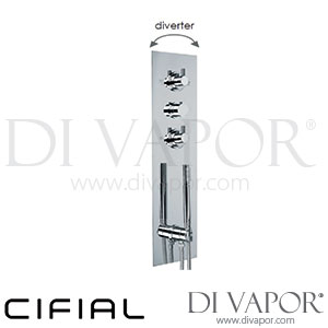 Cifial 35840TB Techno 300 3 Control Thermostatic Shower System 3 Outlets Spare Parts