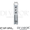 Cifial 35840TB Techno 300 3 Control Thermostatic Shower System 3 Outlets Spare Parts