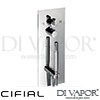 Cifial M3 Recessed Wall Hand Shower 2 Outlets Spare Parts