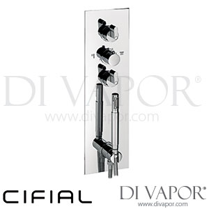 Cifial 35844M3 M3 Thermostatic Recessed Wall with Hand Shower 3 Outlets Spare Parts