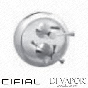 Cifial 35852MW L Spout Thermostatic Valve Trim with Volume Control Spare Parts