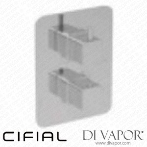 Cifial 35852QD Quadra Thermostatic Valve with Volume Control Spare Parts