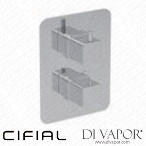 Cifial 35860QD Style Quadra Thermostatic Valve with 2 Way Diverter Spare Parts