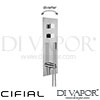 Cifial 35870SQ Quadrado 2 Control Thermostatic Shower System 2 Outlets Spare Parts