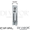 Cifial 35870TB Techno 300 2 Control Thermostatic Shower System 2 Outlets Spare Parts