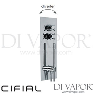 Cifial 35870THX300 Techno X300 2 Control Thermostatic Shower System 2 Outlets Spare Parts