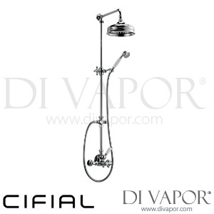 Cifial Edwardian Exposed Wall Shower Fixed Manual Shower 2F Spare Parts
