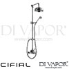 Cifial Edwardian Exposed Wall Shower Fixed Manual Shower 2F Spare Parts