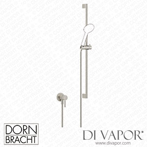 Dornbracht Series Specific Concealed Single-Lever Mixer with Integrated Shower Connection with Shower Set without Hand Shower - Brushed Platinum 36 013 660-06 Spare Parts