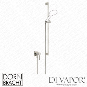Dornbracht Series Specific Concealed Single-Lever Mixer with Integrated Shower Connection with Shower Set without Hand Shower - Brushed Platinum 36 013 970-06 Spare Parts