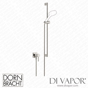 Dornbracht Series Specific Concealed Single-Lever Mixer with Integrated Shower Connection with Shower Set without Hand Shower - Platinum 36 013 970-08 Spare Parts