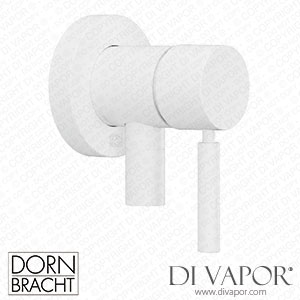 Dornbracht Series Specific Concealed Single-Lever Mixer with Cover Plate with Integrated Shower Connection - Matte White 36 045 660-10 Spare Parts