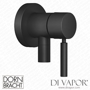 Dornbracht Series Specific Concealed Single-Lever Mixer with Cover Plate with Integrated Shower Connection - Matte Black 36 045 660-33 Spare Parts