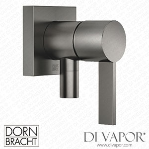 Dornbracht Series Specific Concealed Single-Lever Mixer with Cover Plate with Integrated Shower Connection - Brushed Dark Platinum 36 045 970-99 Spare Parts