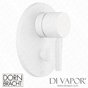 Dornbracht Series Specific Concealed Single-Lever Mixer with Diverter - Matte White 36 120 660-10 Spare Parts