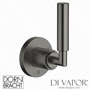 Dornbracht Tara Concealed Three-Way Diverter - Brushed Dark Platinum 36 210 882-99 Spare Parts