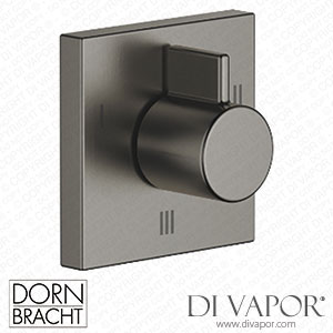 Dornbracht Symetrics Concealed Three-Way Diverter - Brushed Dark Platinum 36 210 985-99 Spare Parts