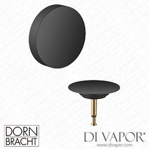 Dornbracht Series-Various Pop-Up Waste and Overflow - Matte Black 36 243 970-33 Spare Parts