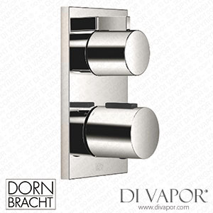 Dornbracht Series Specific Concealed Thermostat with One Function Volume Control - Platinum 36 425 670-08 Spare Parts