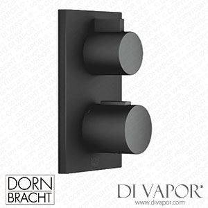 Dornbracht Series Specific Concealed Thermostat with One Function Volume Control - Matte Black 36 425 670-33 Spare Parts