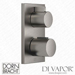 Dornbracht Series Specific Concealed Thermostat with One Function Volume Control - Brushed Dark Platinum 36 425 670-99 Spare Parts