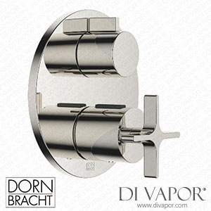 Dornbracht Vaia Concealed Thermostat with One Function Volume Control - Platinum 36 425 809-08 Spare Parts