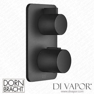 Dornbracht Liss? Concealed Thermostat with One Function Volume Control - Matte Black 36 425 845-33 Spare Parts