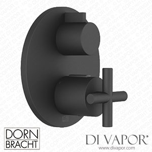 Dornbracht Tara Concealed Thermostat with One Function Volume Control - Matte Black 36 425 892-33 Spare Parts