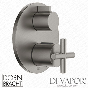 Dornbracht Tara Concealed Thermostat with One Function Volume Control - Brushed Dark Platinum 36 425 892-99 Spare Parts